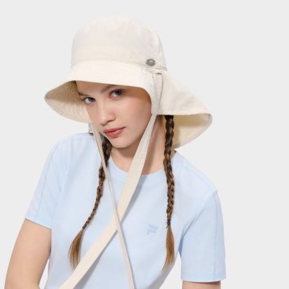 FILA FUSION Women CATEGORY CLUB Bucket Hat IVORY