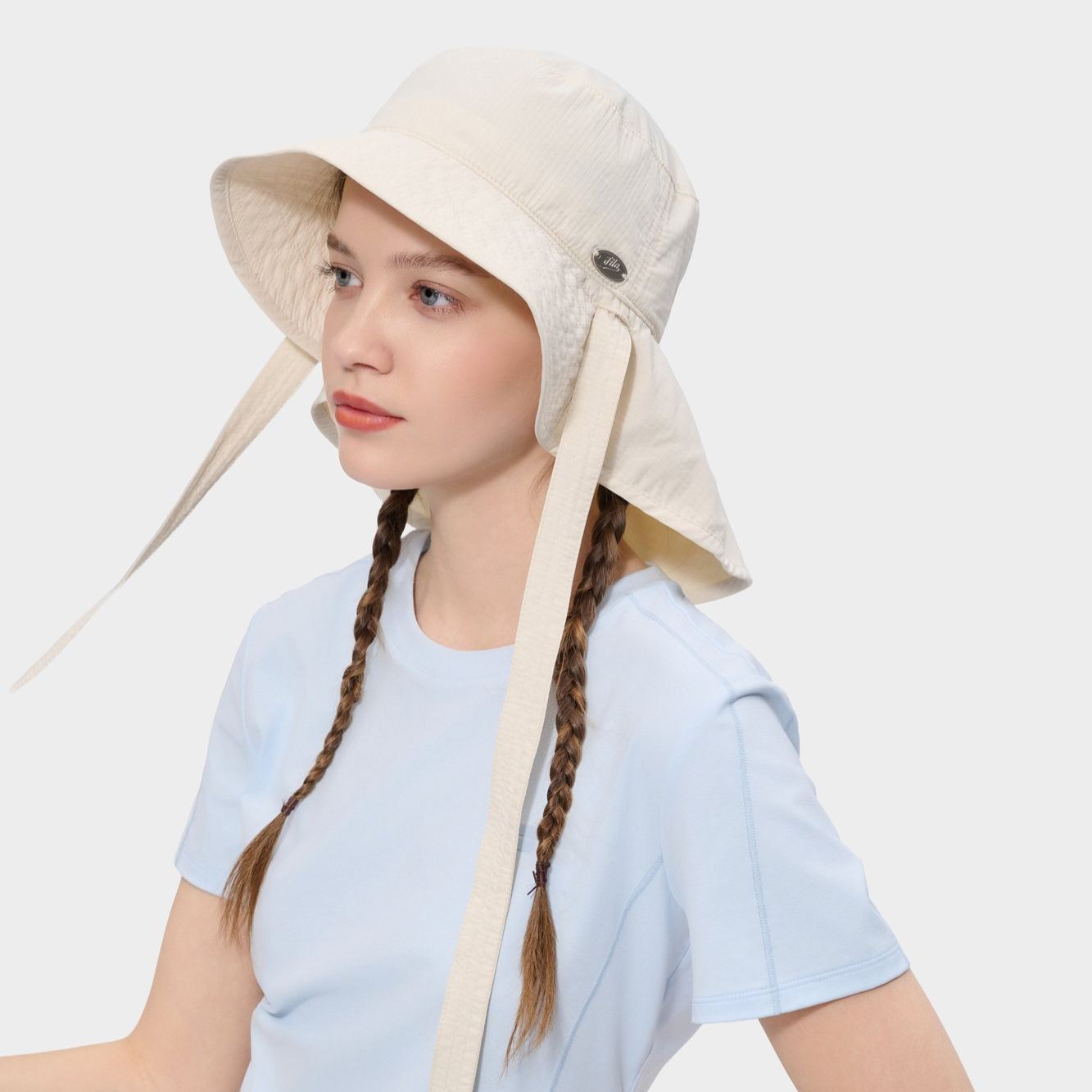 FILA FUSION Women CATEGORY CLUB Bucket Hat IVORY