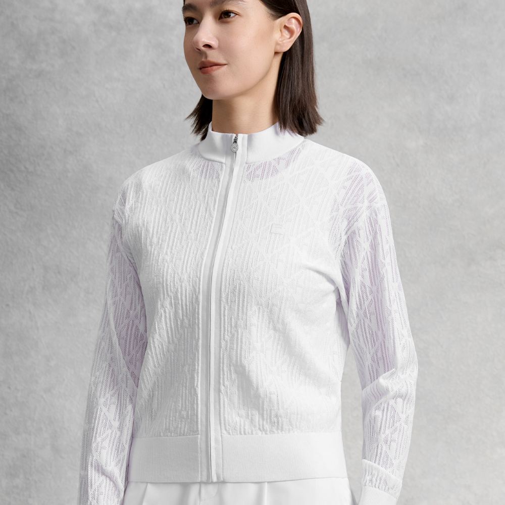 FILA CORE Women GOLF Knitted Two-Piece Set WHITE