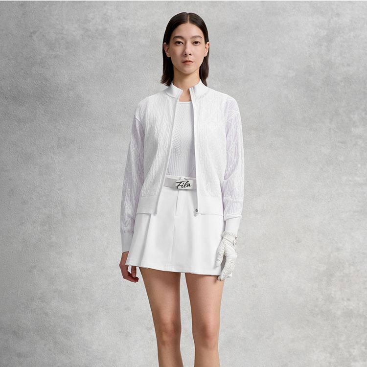FILA CORE Women GOLF Knitted Two-Piece Set WHITE