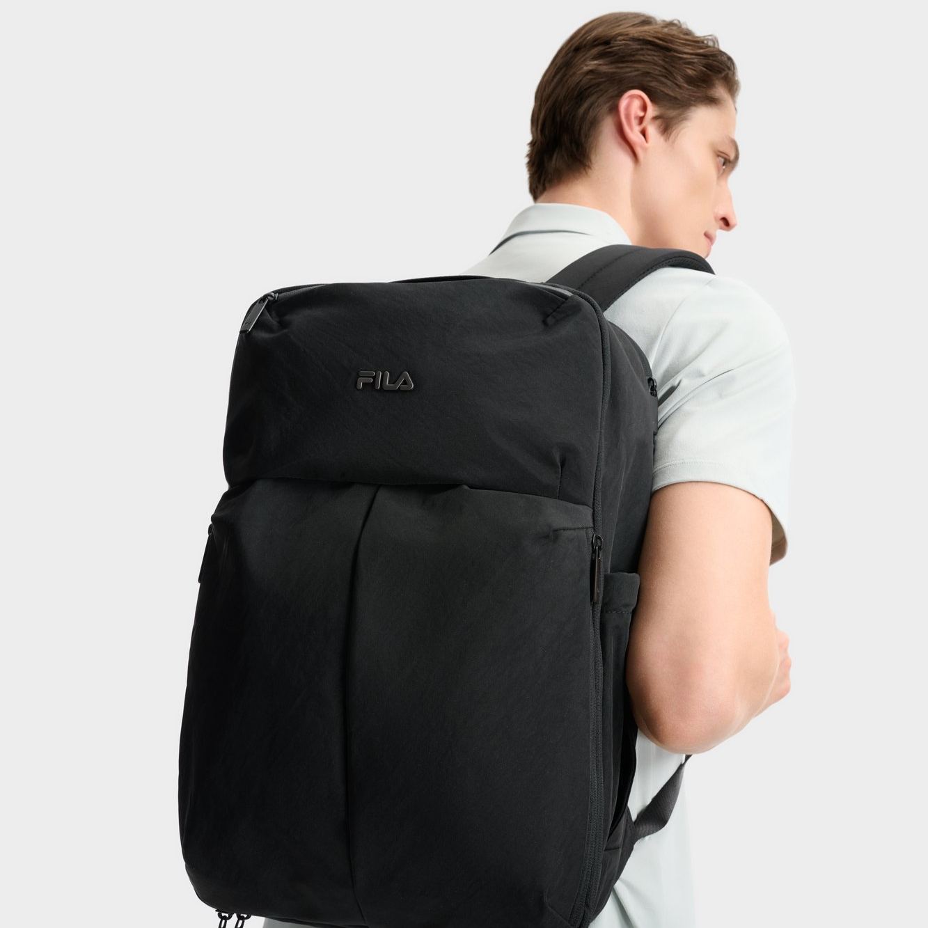 FILA CORE Men WHITE Backpack BLACK