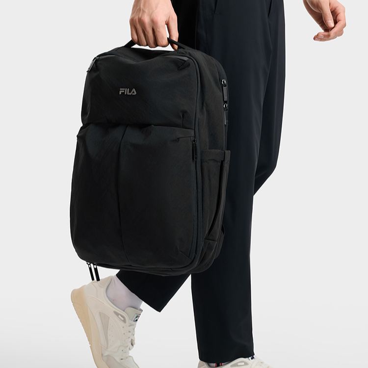 FILA CORE Men WHITE Backpack BLACK