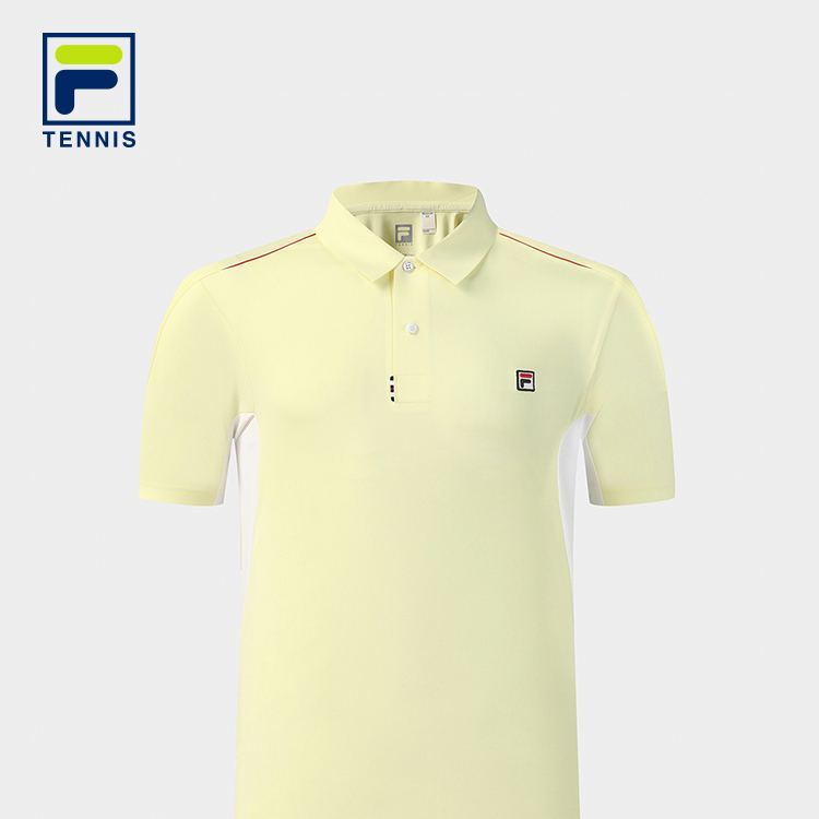 FILA MEN'S TENNIS Knitted Short Sleeve Polo Shirt