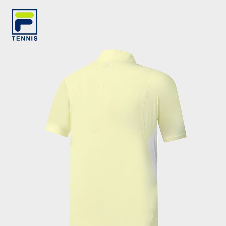 FILA MEN'S TENNIS Knitted Short Sleeve Polo Shirt