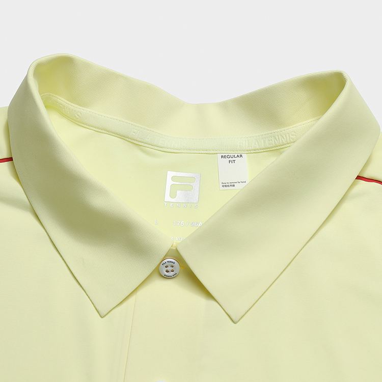 FILA MEN'S TENNIS Knitted Short Sleeve Polo Shirt