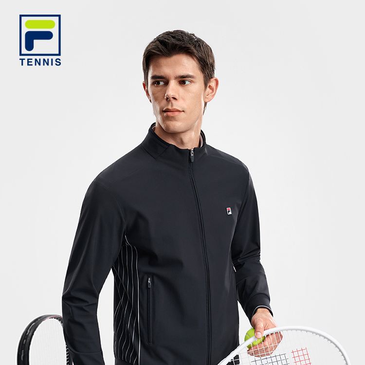 FILA MEN'S TENNIS Knitted Long Sleeve Jacket