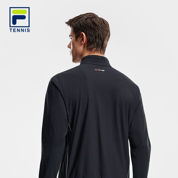 FILA MEN'S TENNIS Knitted Long Sleeve Jacket