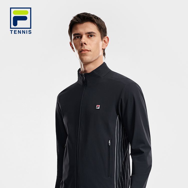 FILA MEN'S TENNIS Knitted Long Sleeve Jacket