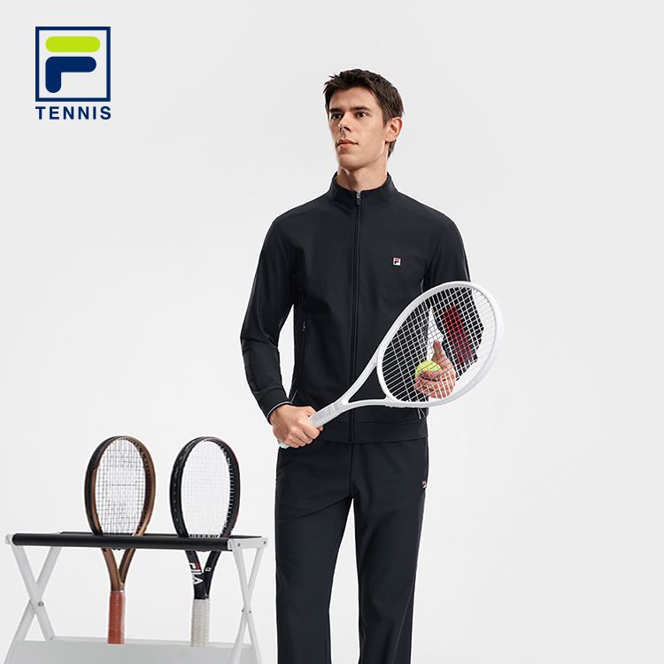 FILA MEN'S TENNIS Knitted Long Sleeve Jacket