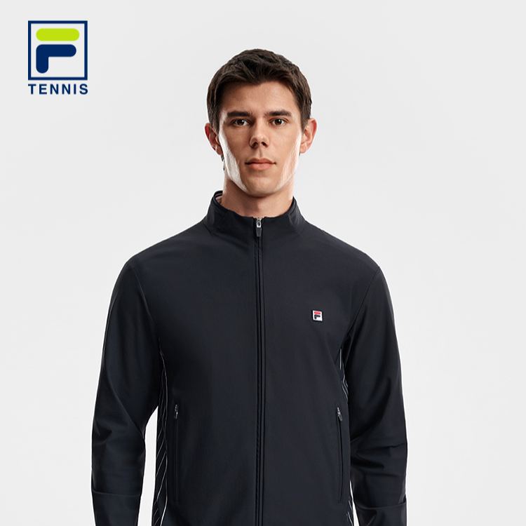 FILA MEN'S TENNIS Knitted Long Sleeve Jacket