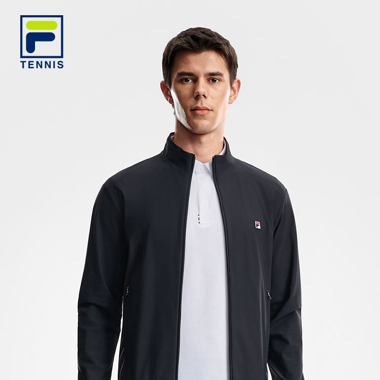 FILA MEN'S TENNIS Knitted Long Sleeve Jacket