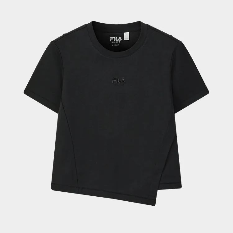 FILA WOMEN'S MILANO Knitted Short Sleeve Top