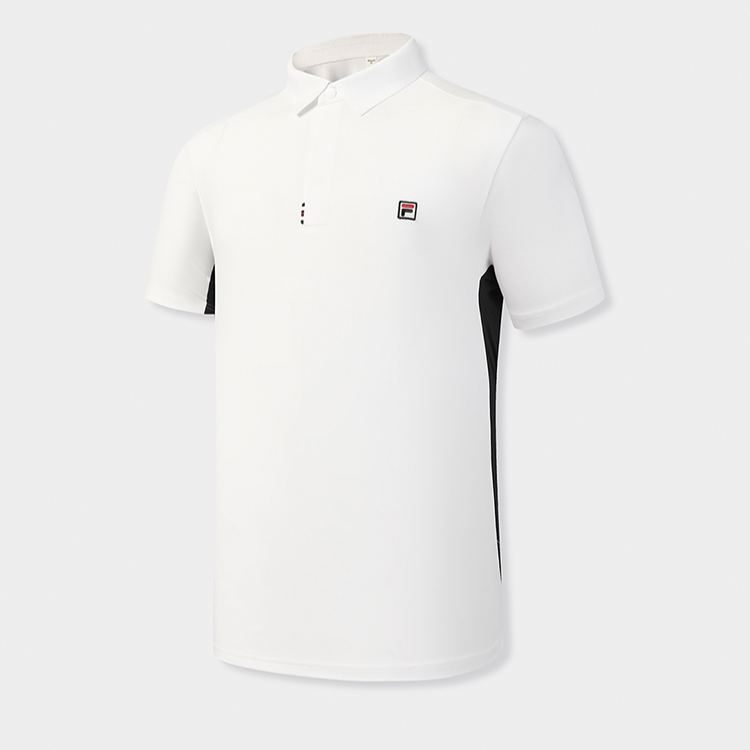 FILA MEN'S TENNIS Knitted Short Sleeve Polo Shirt