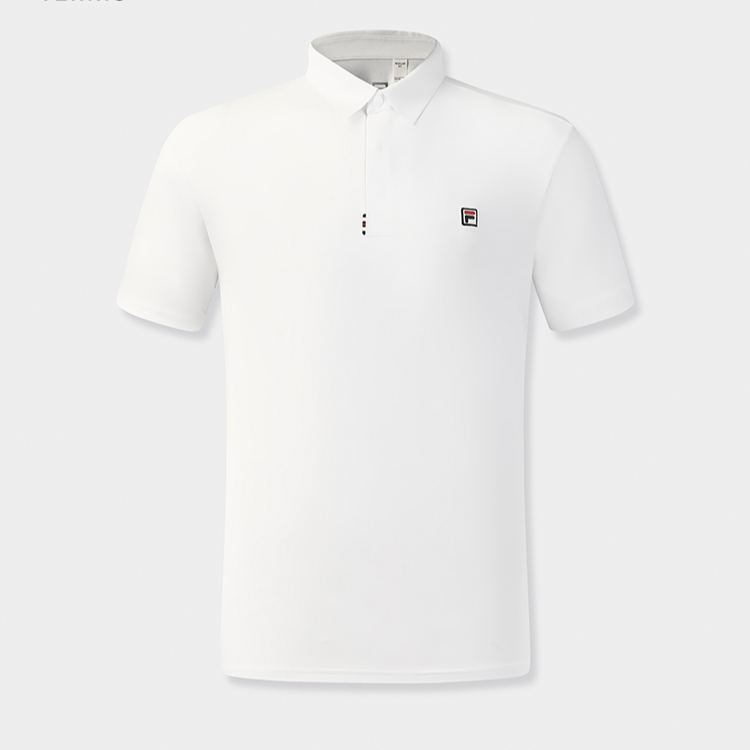 FILA MEN'S TENNIS Knitted Short Sleeve Polo Shirt