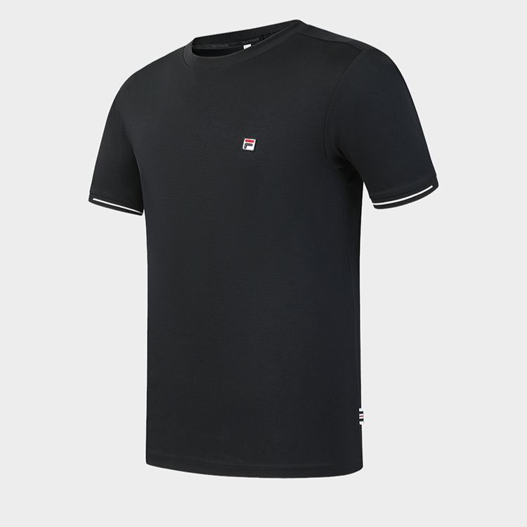 FILA MEN'S TENNIS Knitted Short Sleeve Top