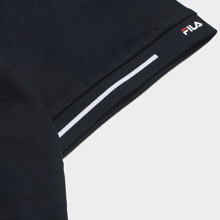 FILA MEN'S TENNIS Knitted Short Sleeve Top