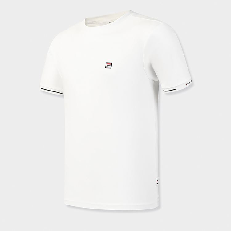 FILA MEN'S TENNIS Knitted Short Sleeve Top