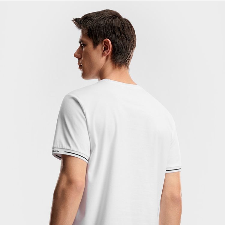 FILA MEN'S TENNIS Knitted Short Sleeve Top