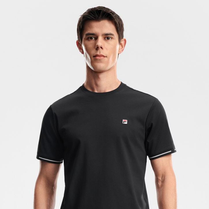 FILA MEN'S TENNIS Knitted Short Sleeve Top