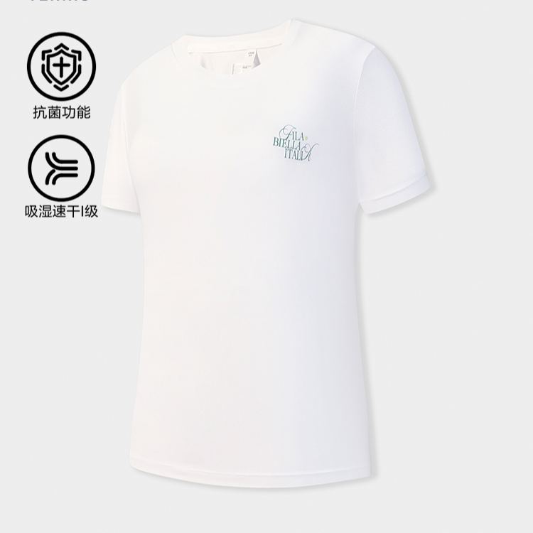 FILA WOMEN'S TENNIS Knitted Short Sleeve Top