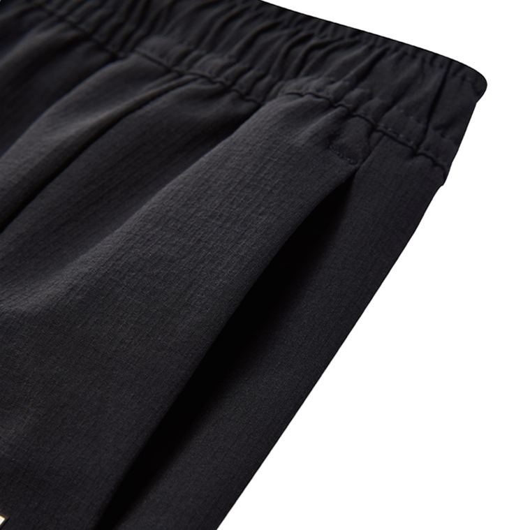 (105-130cm) FILA KIDS x GIGANTOSAURUS Boy's Knit 5 Inch Woven Pants in Navy