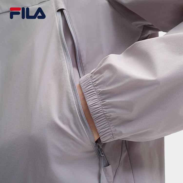 FILA CORE LIFESTYLE MILANO LUXURY CAFFE / FLAT WHITE Men Woven Jacket (Purple)
