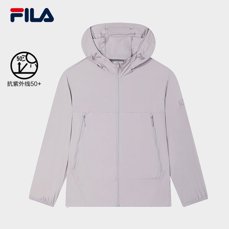 FILA CORE LIFESTYLE MILANO LUXURY CAFFE / FLAT WHITE Men Woven Jacket (Purple)