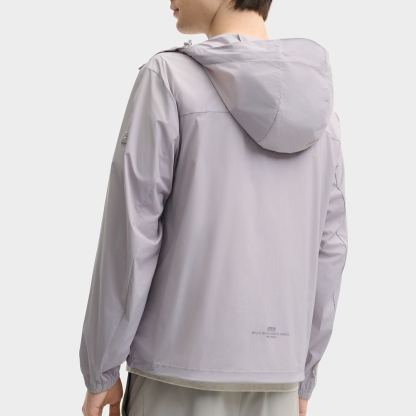 FILA CORE LIFESTYLE MILANO LUXURY CAFFE / FLAT WHITE Men Woven Jacket (Purple)