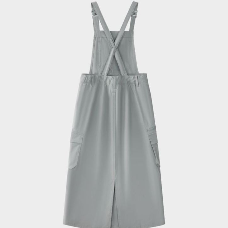 FILA FUSION  WORKWEAR METRO PORTAL Women Overalls (Jumpsuit Dress) (Ash)