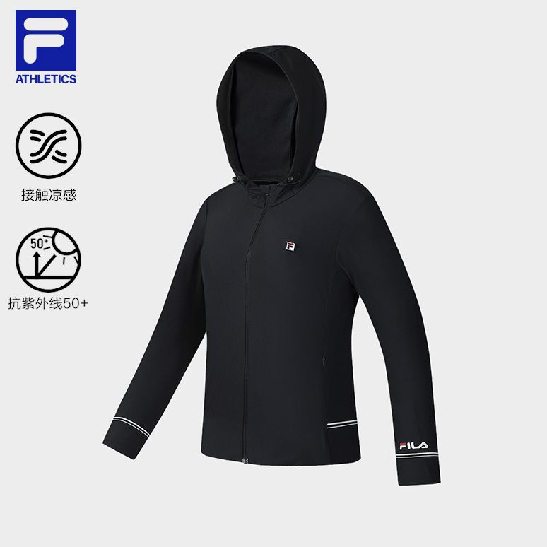 FILA CORE ATHLETICS TENNIS BOUNCY COURT Women Knit Top (Navy)