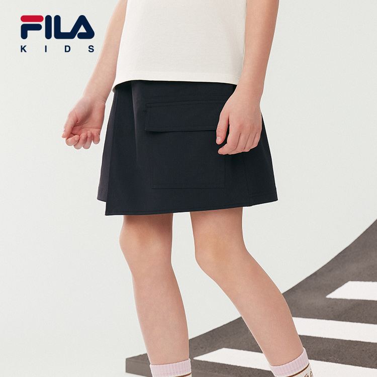 (130 - 165cm) FILA KIDS ORIGINALE Short Skort Skirt with Pants in Navy