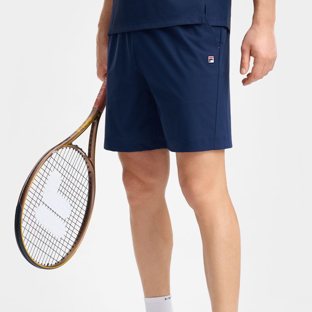 FILA CORE Men's TENNIS Knit Shorts in Dark Blue
