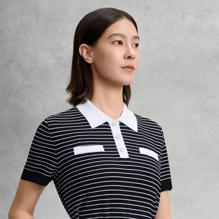 FILA CORE Women GOLF Knitted Top YELLOW