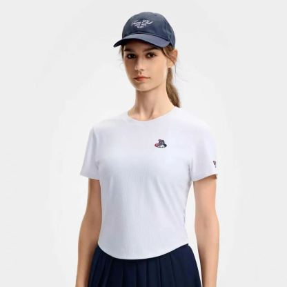 FILA CORE Women's TENNIS PERFORMANCE Short Sleeve T-Shirt in White
