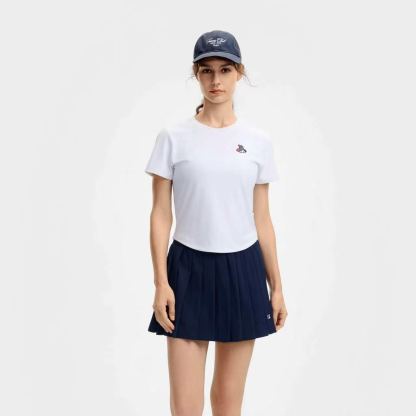 FILA CORE Women's TENNIS PERFORMANCE Short Sleeve T-Shirt in White