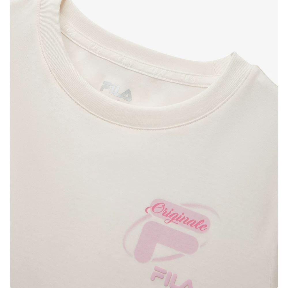 FILA KIDS Girl's ORIGINALE Knitted Short Sleeve Top