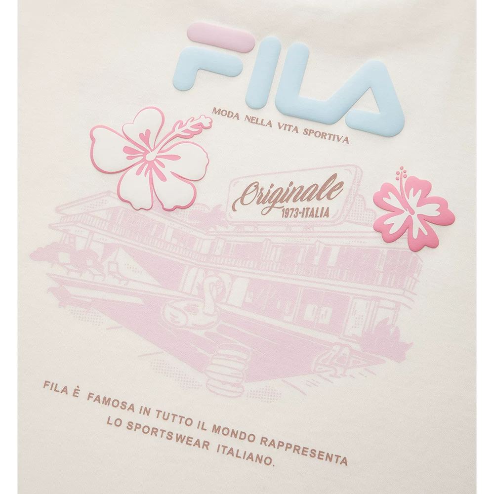 FILA KIDS Girl's ORIGINALE Knitted Short Sleeve Top