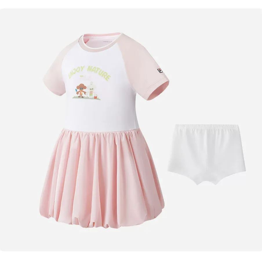 FILA KIDS Girl's FILA X SEUNGYOUN KIM Tennis Dress LIGHT PINK