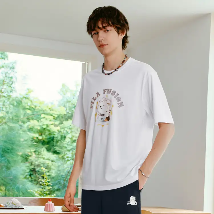 FILA X MOONGE UNISEX Knit T-Shirt