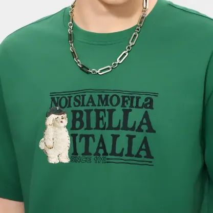 FILA X MOONGE UNISEX Knit T-Shirt