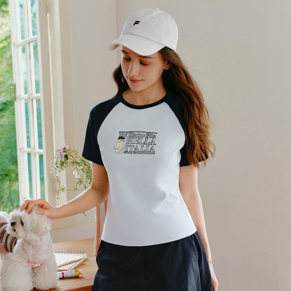 FILA X MOONGE WOMEN'S Knit T-Shirt