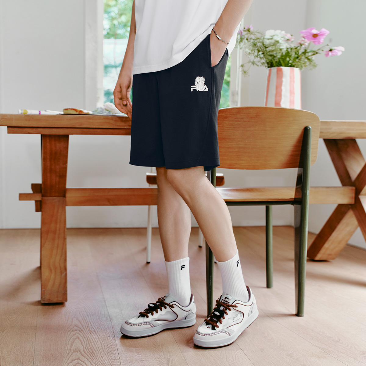 Men's FILA X MOONGE Knitted Bermuda Shorts