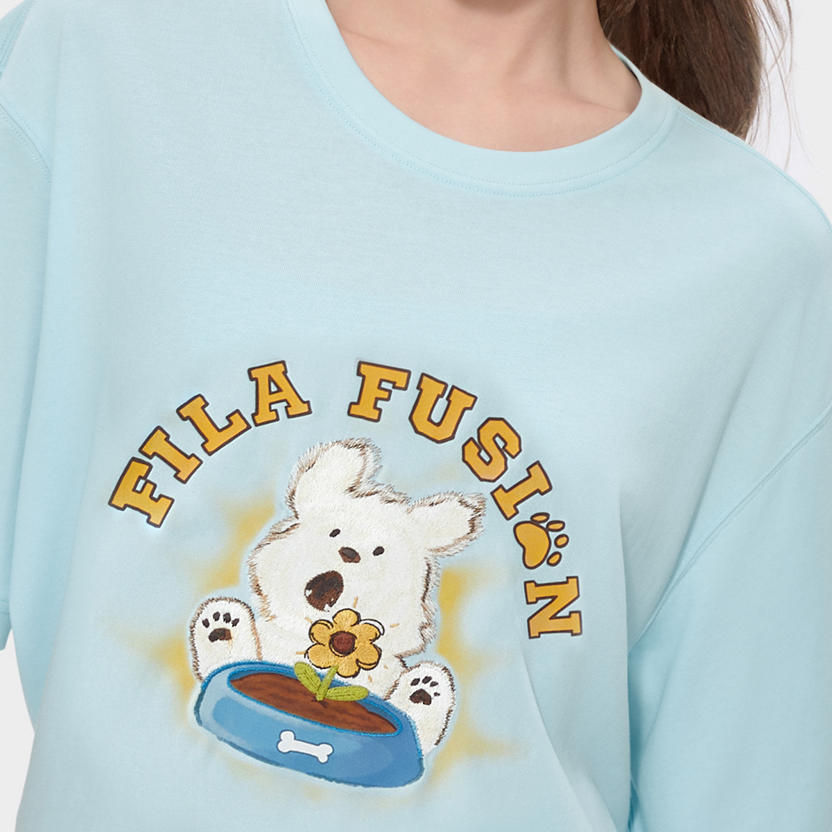 FILA X MOONGE UNISEX Knit T-Shirt