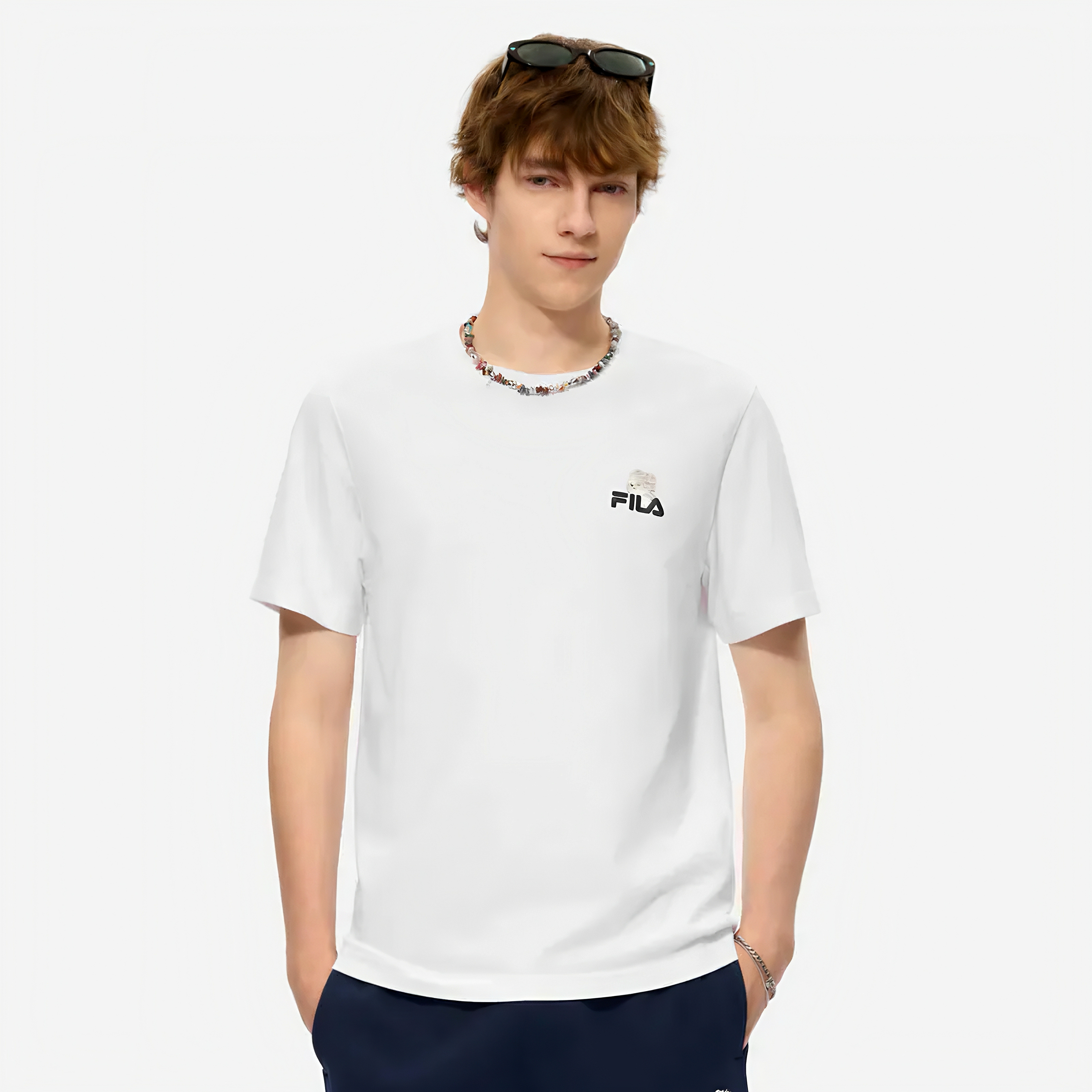 FILA X MOONGE UNISEX Knit T-Shirt