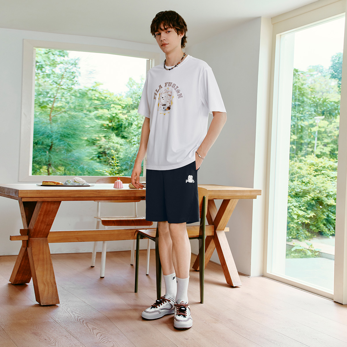 Men's FILA X MOONGE Knitted Bermuda Shorts