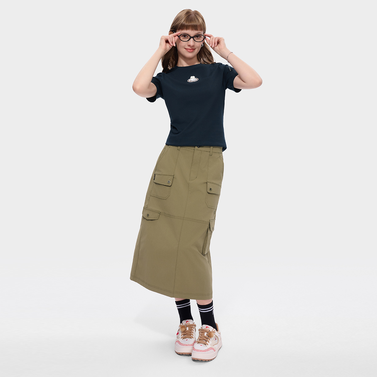 FILA X MOONGE WOMEN'S Knit T-Shirt