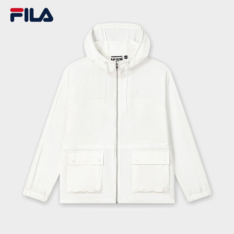 ★FILA★ Women's PERTEX Hooded Windbreaker_FS2JKH2155F_LPK Fila Metallic Gold Hooded Jacket - Size M