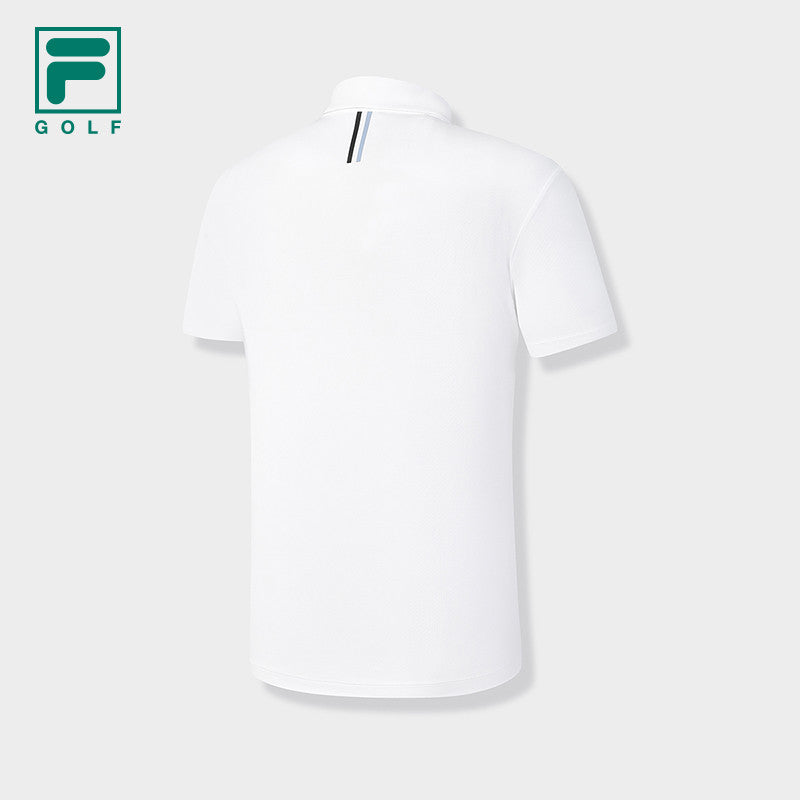 メンズウェア golfickers Pile Polo Shirts Off White XL FILA CORE ATHLETICS GOLF STATELY FLORAL Men Polo T-shirt (Black