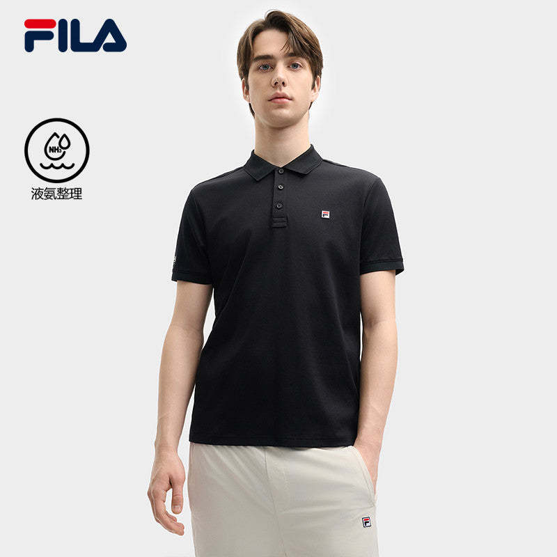 FILA(フィラ)★MEN'S_グローバルパターンカラーT_2色 FILA CORE LIFESTYLE HERITAGE SPRING IMAGINATION Men Polo T