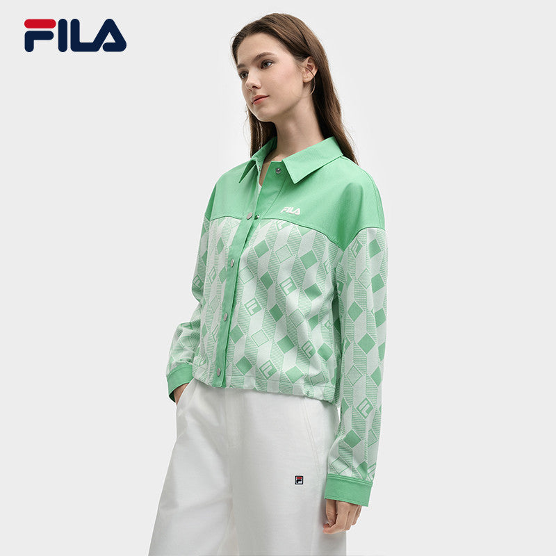 FILA♡【美品】2024SSレースアップリケのシャツＬ&サンバイザー FILA♡【美品】2024SSレースアップリケのシャツL&サンバイザー